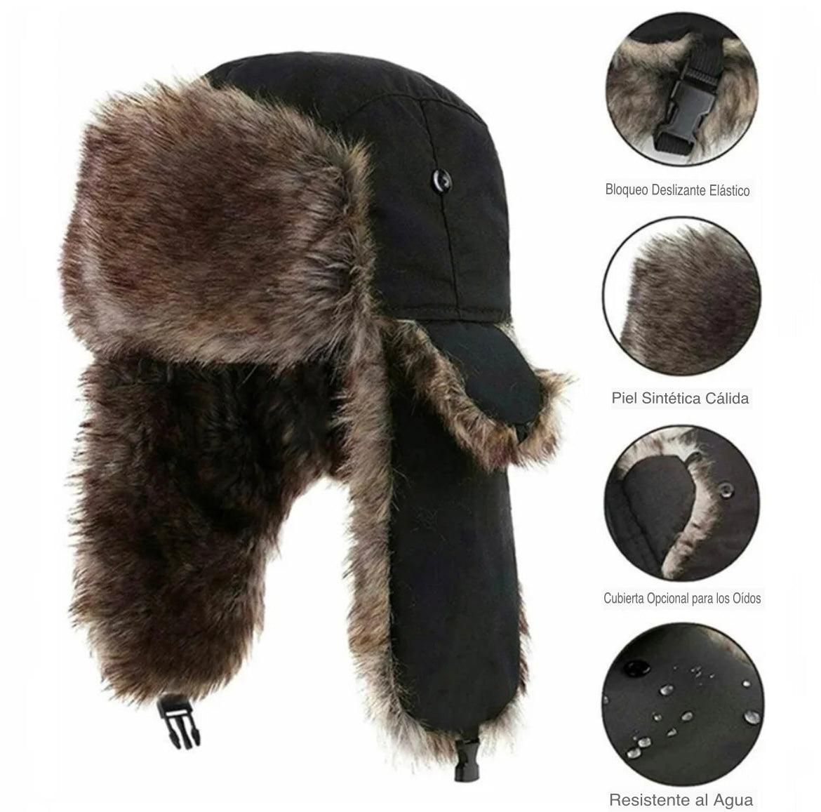 Gorro ruso de esquí